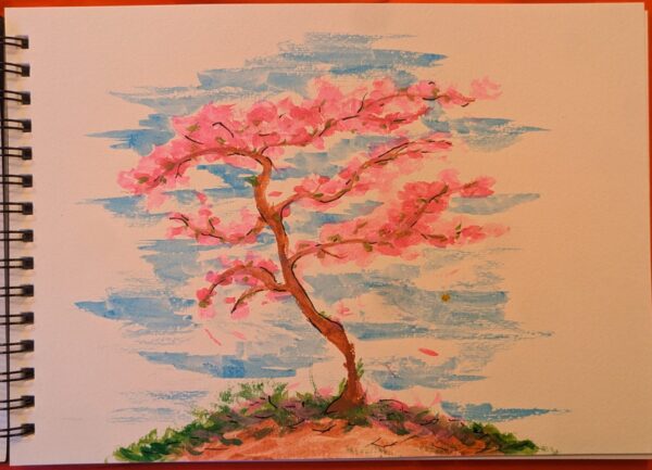 Watercolour Cherry Blossom